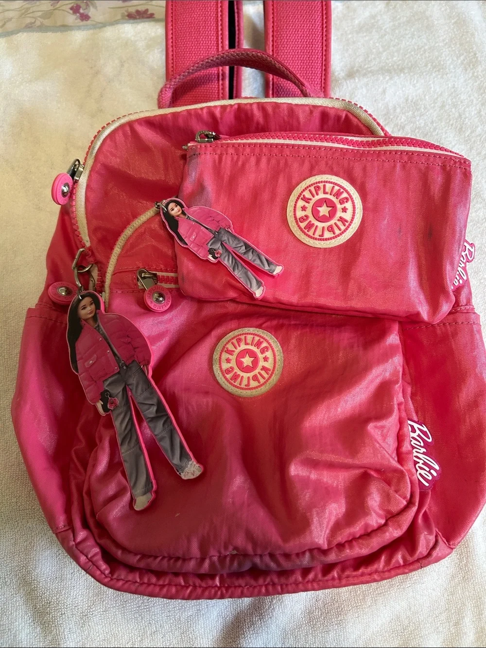 Kipling Barbie Pink Mini Backpack